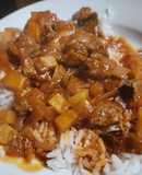 Salsa con carne y verduras