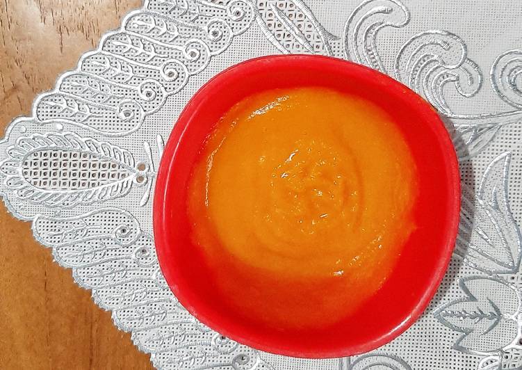 Resep Puree Labu Kuning (Waluh) - MPASI 6 bulan | Resep Membuat Puree Labu Kuning (Waluh) - MPASI 6 bulan Yang Paling Enak