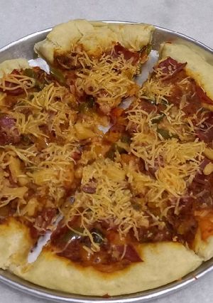 Foto resep Lazy Pizza (No Knead)