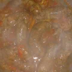 Una foto de Chorizos a la pomarola