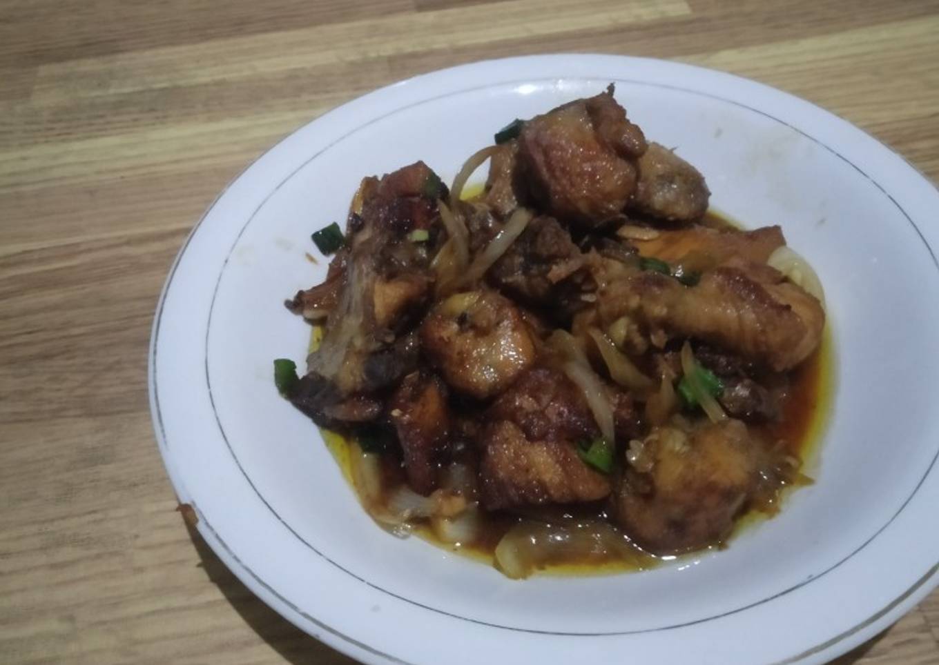 Ayam kecap goreng mentega
