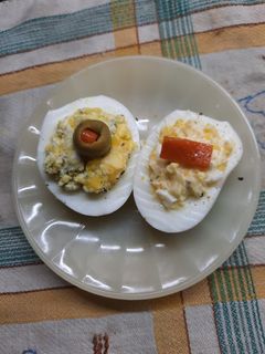 Una foto de Huevos rellenos sin mayonesa (2)