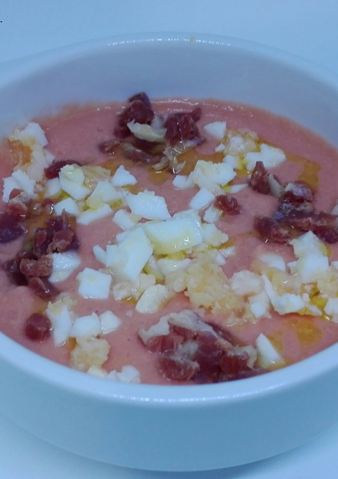 Una foto de Salmorejo