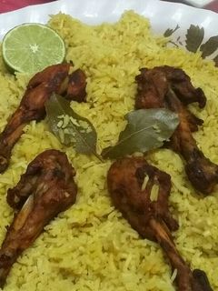 صورة لوصفة مندي الدجاج
