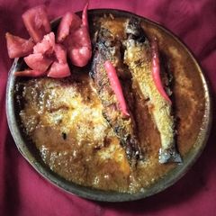 A picture of Bacha fish curry.