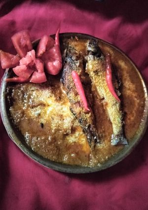 A picture of Bacha fish curry.