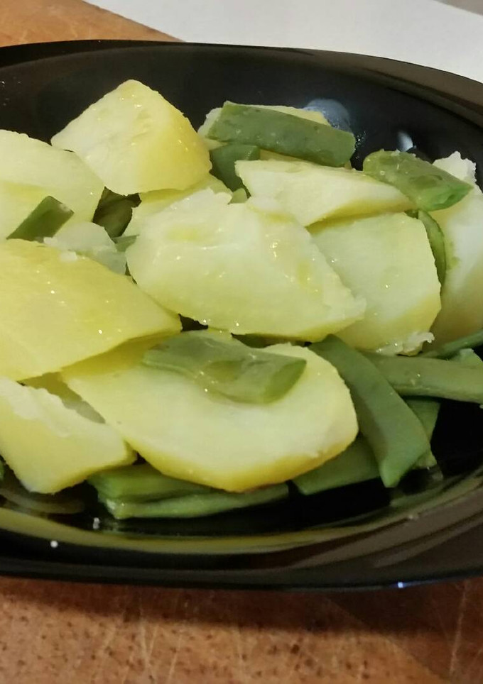 Una foto de Patatas con judías verdes (Hervido)