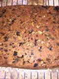 Cake de vainilla con frutos