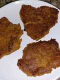 Tortitas veganas de brócoli y zanahoria