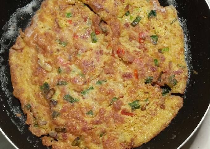 Resep Telur Dadar Kornet Oleh M U R N I Cookpad