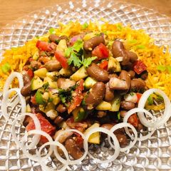 A picture of Rajma Chaat.