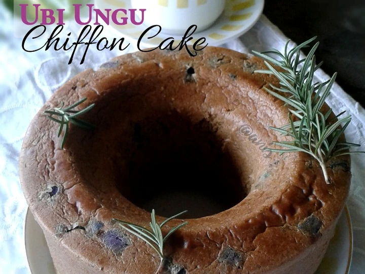 Langkah Mudah untuk Membikin Resep Ubi Ungu Chiffon Cake yang Menggugah Selera Anti Ribet, Mantap