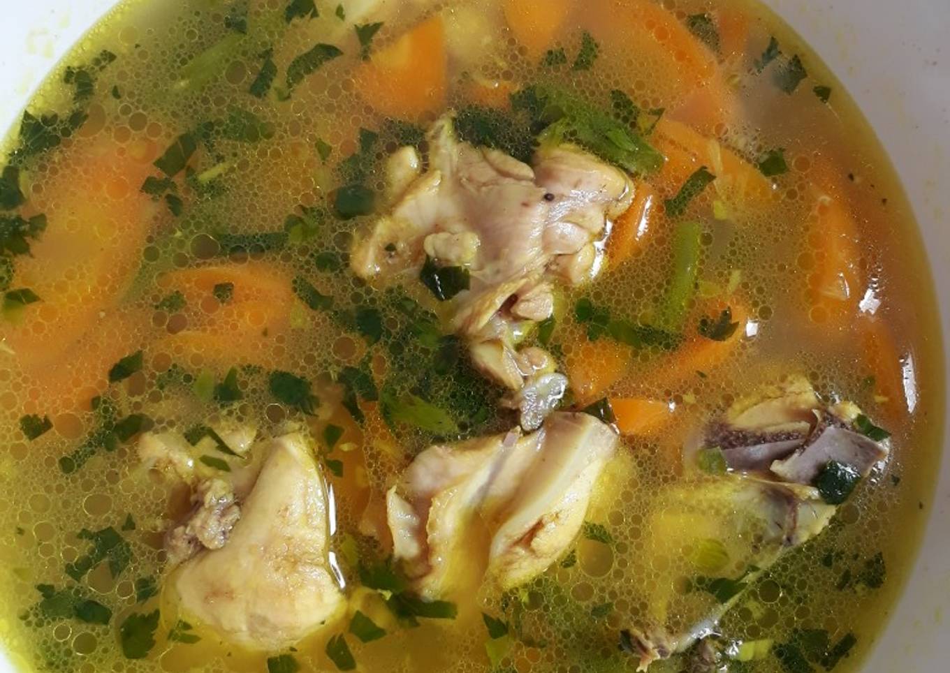 Sup Ayam Ala Kadarnya