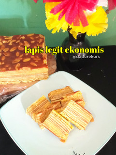 Foto resep Lapis legit ekonomis