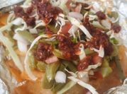 Una foto de tacos al vapor