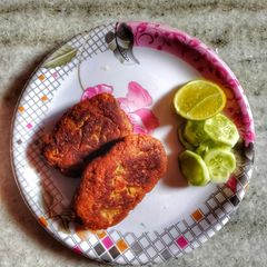A picture of Kanchkolar Cutlet.