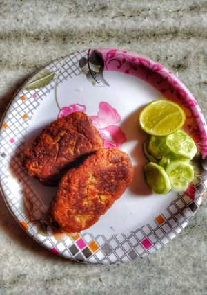 A picture of Kanchkolar Cutlet.