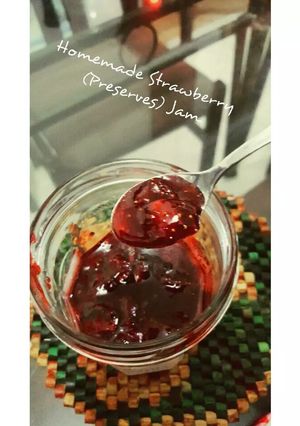 Foto resep Homemade Strawberry Preserves Jam (Selai Strawberry)