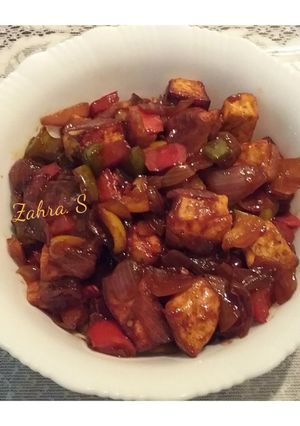 A picture of Schezwan Paneer.