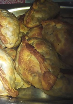 Una foto de 🥟🥟Empanaditas de Acelga, pollo Queso y Huevo☺. + 1Tips😁