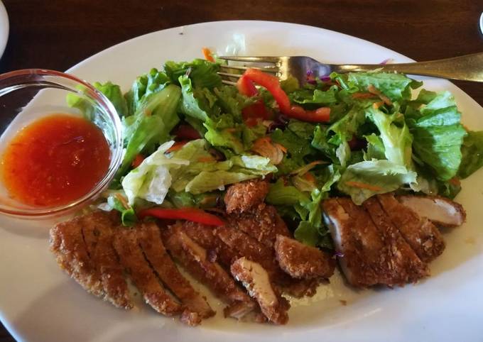 Fried Chicken with Vegetables