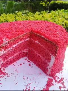 A picture of Red velvet cake/cupcakes.