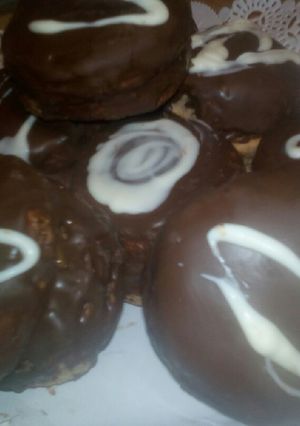 Una foto de Alfajores de chocolate