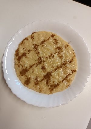 Una foto de Arroz con leche portugués (o arroz doce)