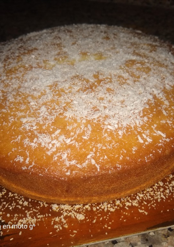 Una foto de Torta Matera Fácil Con Crema Pastelera✨