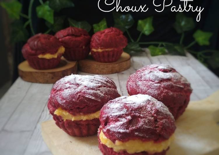 Red Velvet Choux Pastry