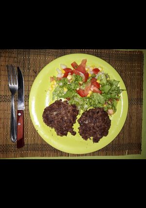 Una foto de Hamburguesas de carne caseras