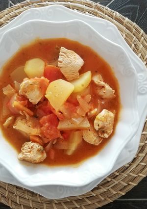 Una foto de Estofado de pollo