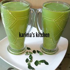 A picture of Moringa juice.