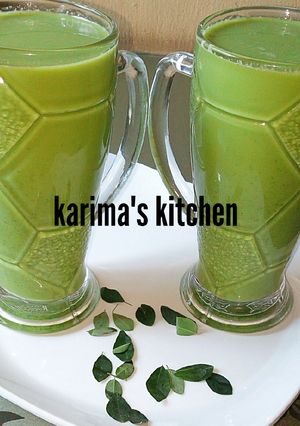 A picture of Moringa juice.