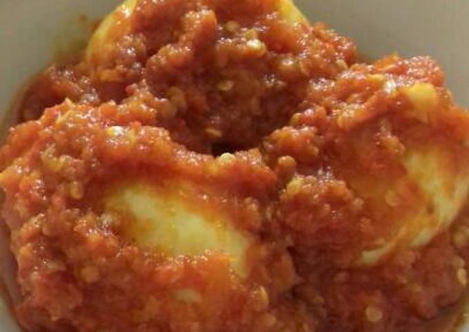 Ini dia! Bagaimana cara memasak Telor balado simple yang lezat