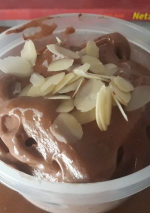 Foto resep Homemade es krim coklat (vegan)