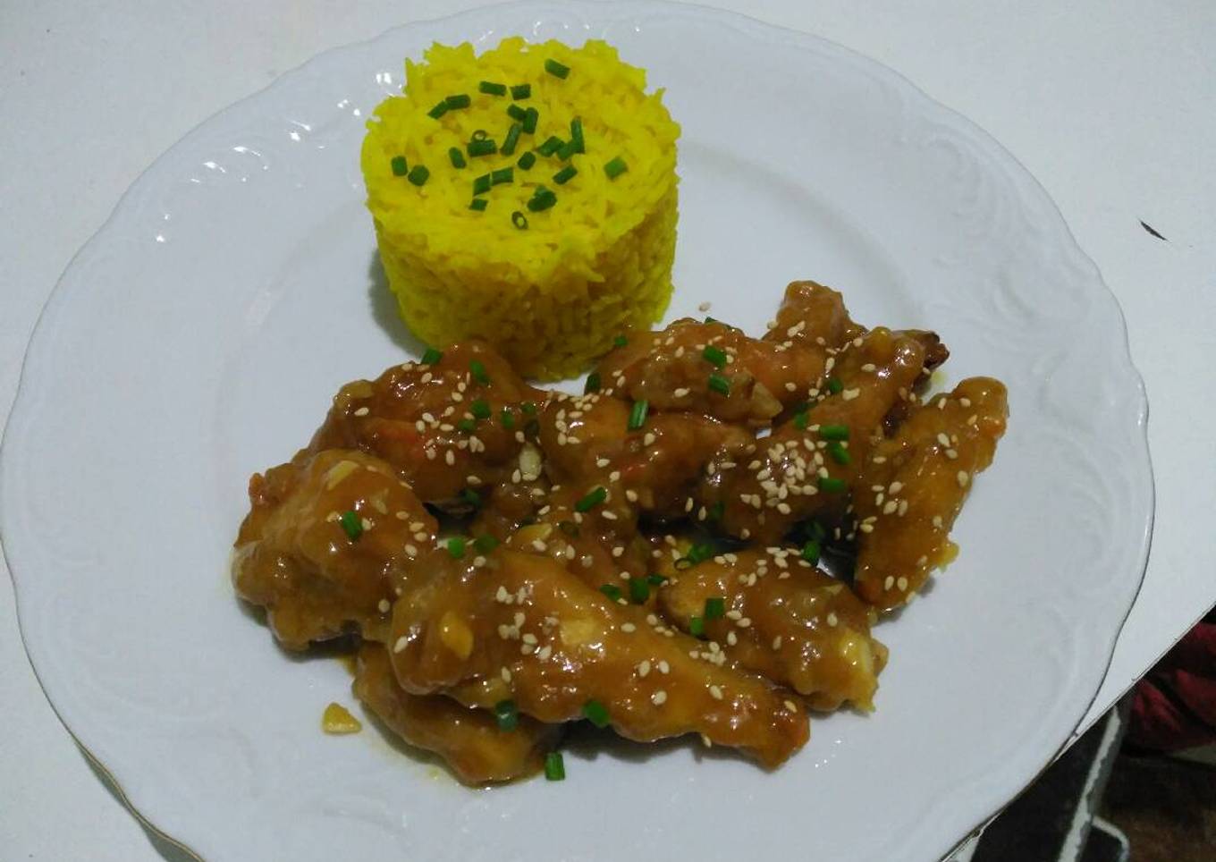 Pollo a la naranja