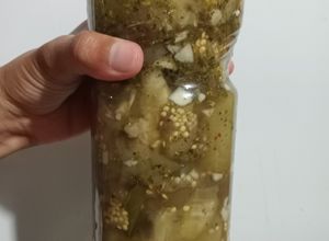 Una foto de Berenjena al escabeche