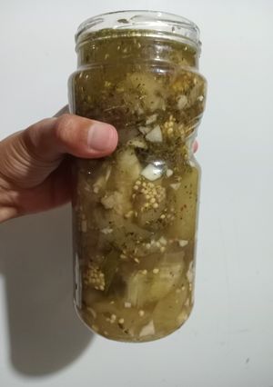 Una foto de Berenjena al escabeche