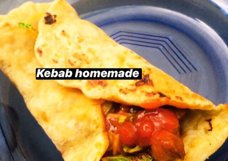 Kebab ayam homemade