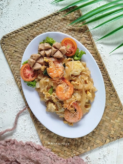 Foto resep Kwetiau Goreng Udang Bumbu Instan