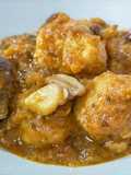 Meatballs with Mushrooms in Sauce