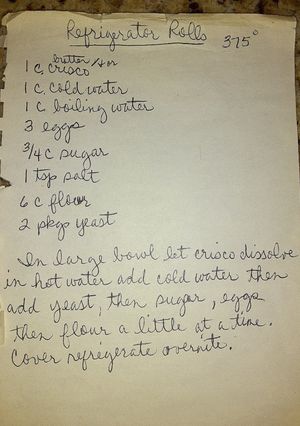 A picture of Refrigerator Rolls.