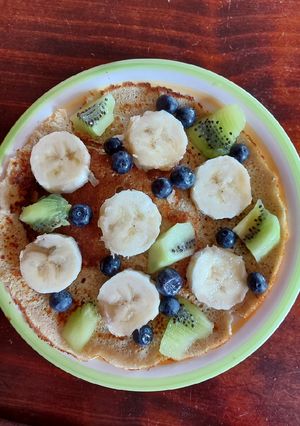 Una foto de Pancake de avena☺