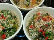 A picture of hột vịt lộn nướng