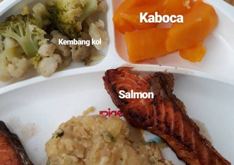 Kentang Tempe Tumbuk, Aneka Finger Food &amp; Salmon