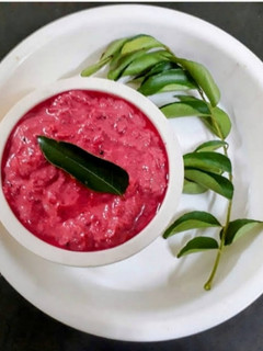 பீட்ரூட் பச்சடி(beetroot pachadi recipe in tamil) செய்முறை முக்கிய புகைப்படம்