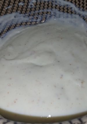 Una foto de Salsa blanca dietética