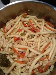 Una foto de Pasta oriental
