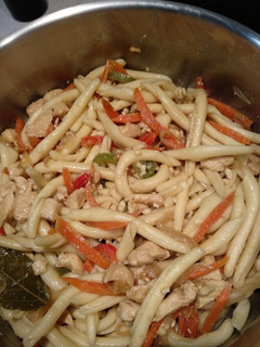 Una foto de Pasta oriental